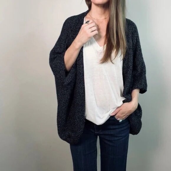 Aritzia Community Oversized Cocoon Open Front Knit Cardigan - Picture 1 of 11
